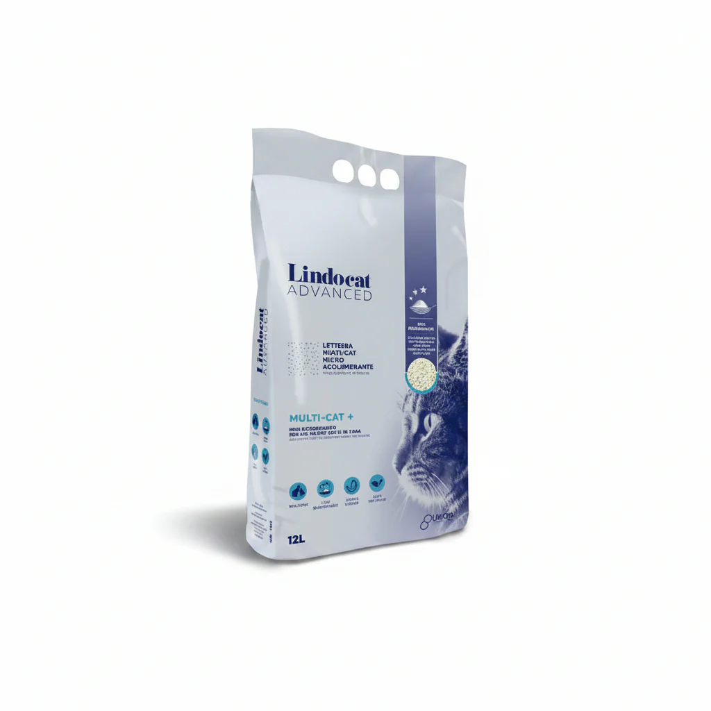 White Bentonite Advanced Multi-Cat + 12 L (Fragrance Free)