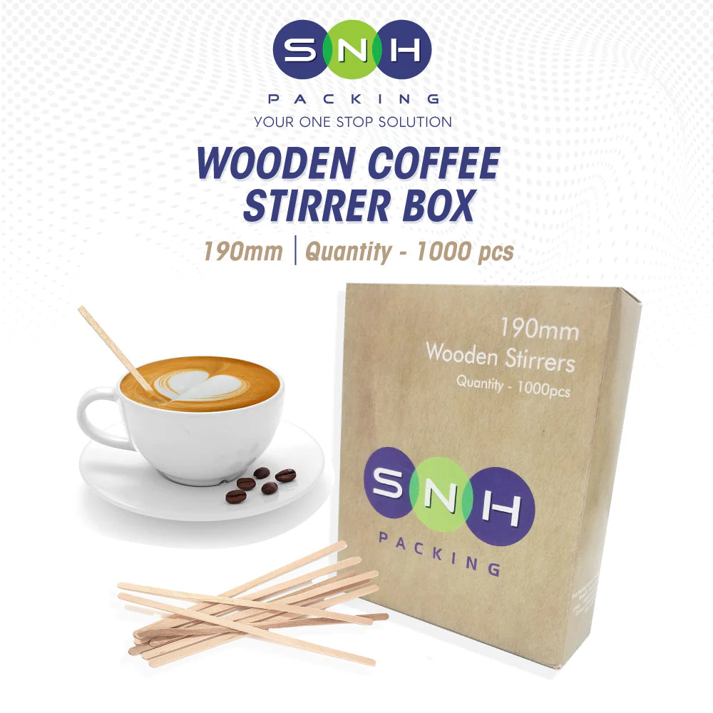 Wooden Coffee Stirrer  Unwrapped 1000 PCS PKT - Image 3