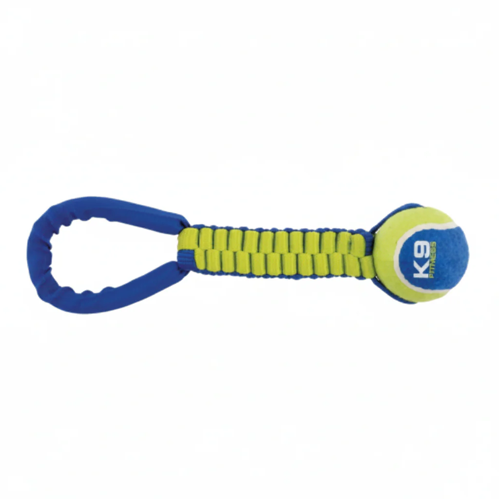ZEUS K9 Fitness by Zeus Tennis Ball Nylon Twist Tug 30.5 cm