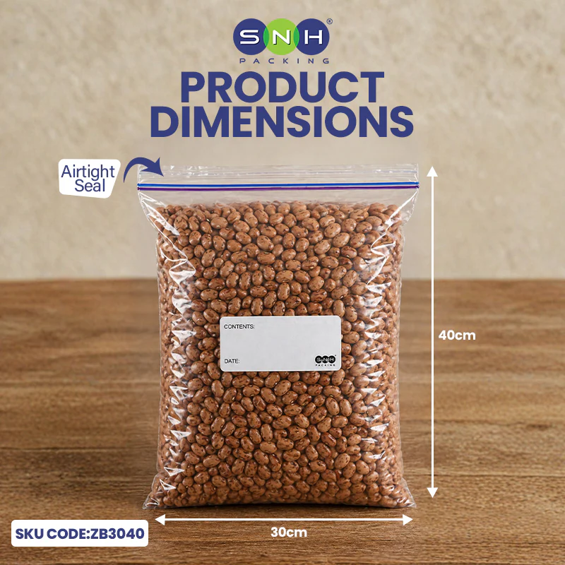 Zipper Bags 100 PCS PKT  Reusable Storage Bags - Image 5